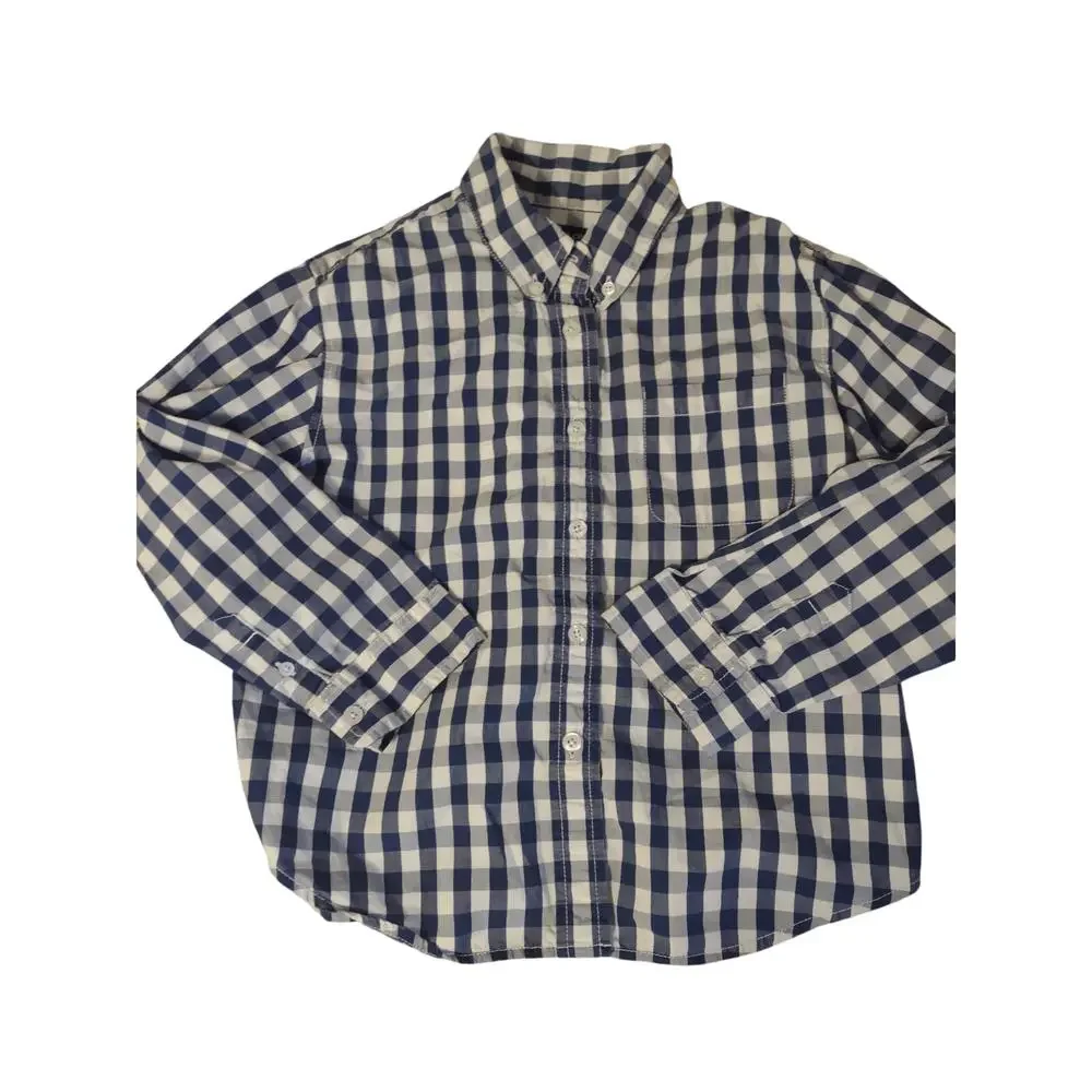 Boy's Polo‎ Jeans Co. Ralph Lauren Plaid Button Down Shirt Small Classic Casual